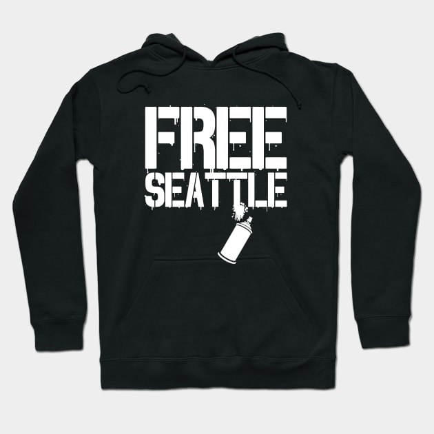 FREE SEATTLE - FREE SPEECH SHOP Hoodie by FREE SPEECH SHOP